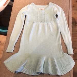 Sweater dress sky blue